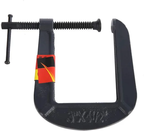 Miniatura 6 de Heavy Duty C-Clamp Carpintería, dispositivo de almeja de carpintería con abrazadera G para carpintería, metalurgia y proyectos