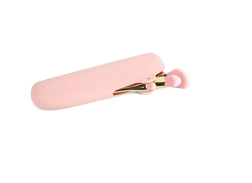 Miniatura 5 de Soporte de esponja de silicona suave para mujer, para viaje o maquillaje diario, a prueba de polvo, portátil, para maquillaje facial, organizador