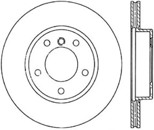 Miniatura 8 de Rotor de freno de disco delantero estándar compatible con Chevrolet Epica 2009