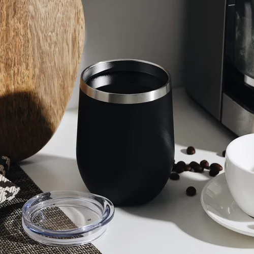 Miniatura 6 de MEWAY Vasos Tumbler de Vino de 12oz/Paquete de 12 con Tapa - Taza Tumbler de Viaje de Acero Inoxidable al Vacío de Doble Pared, Copa de Vino Aislada