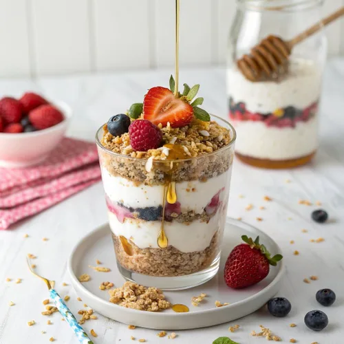 Miniatura 4 de Safe + Fair - Granola de Pastel de Cumpleaños, sin gluten, vegano y a base de plantas con chispitas naturales, 0g de grasas trans, sin OGM, kosher