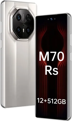 Miniatura 8 de Teléfono celular desbloqueado M70 RS Smartphone 12GB+512GB Teléfono Android 48MP+108MP Cámara 7 pulgadas Pantalla HD Teléfono móvil 5G Dual SIM Rojo