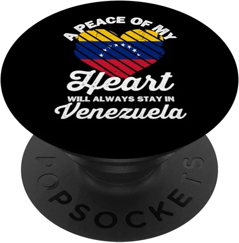 Miniatura 6 de Una paz de mi corazón siempre se quedará en Venezuela PopSockets Venezolanos MagSafe PopGrip para iPhone