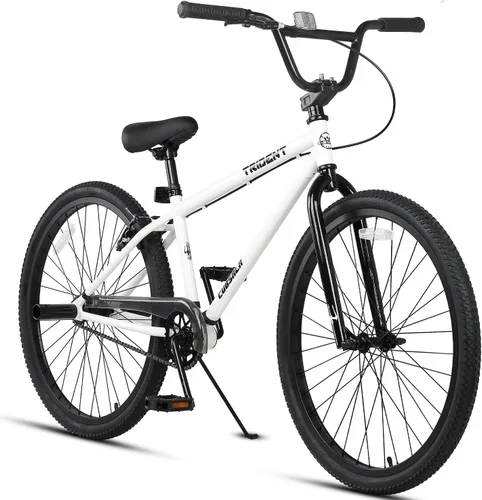 Miniatura 14 de cubsala 20 24 26 Inch BMX Race Bike Trident Bicycles Beginner-Level to Advanced Riders with 2 Pegs, Multiple Colors Blanco