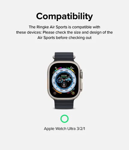 Miniatura 2 de Ringke Air Sports - Funda para Apple Watch Ultra 3/2/1 (1.929 in) [recortes a medida] Funda de poliuretano termoplástico suave y flexible ligera
