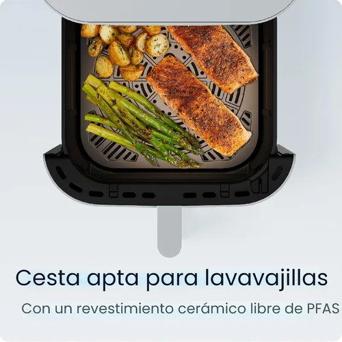 Miniatura 8 de Chefman Crispinator - Freidora de aire 6 en 1 con capacidad de 8 cuartos de galón, temperatura máxima de 450 °F con tecnología TurboFry Pro