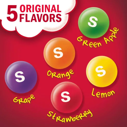 Miniatura 3 de SKITTLES Paquete a granel de caramelos masticables originales Fun Size, caja de 4 libras