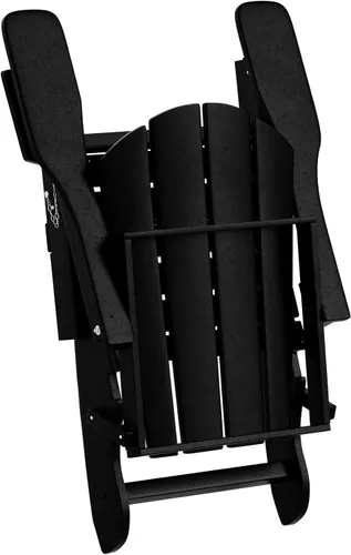 Miniatura 6 de WO Home Furniture - Juego de 3 sillas plegables para exteriores, mesa auxiliar, resistente a la intemperie y a los rayos UV, para césped, jardín