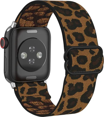 Miniatura 32 de Correas elásticas de nailon compatibles con Apple Watch de 1.496 pulgadas, 1.575 pulgadas, 1.614 pulgadas, 1.654 pulgadas, 1.732 pulgadas, 1.732