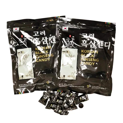 GeumHeuk Korean Panx - Caramelo de ginseng negro (10.58 oz x 2 bolsas (21.16 oz), suave, refrescante para el aliento, caramelo saludable, mejor