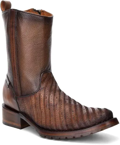 Miniatura 2 de Bota Cuadra para hombre en piel bovino con cremallera