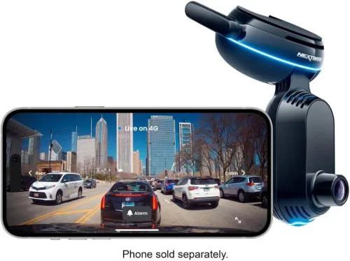 Miniatura 6 de Nextbase iQ 4K Smart HD Dash Cam Pro y paquete de tarjeta micro SD de 64G, vista frontal y trasera, cámara de tablero de 1440p 4K