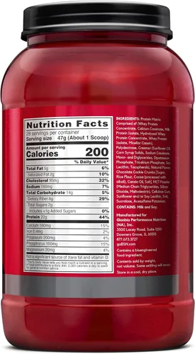 Miniatura 8 de BSN SYNTHA-6 - Proteína de suero en polvo, caseína micelar, polvo aislado de proteína de leche, galletas y crema, 28 porciones