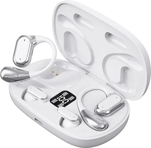 Miniatura 9 de Q&F Tech TWS - Auriculares inalámbricos Bluetooth que incluyen auriculares abiertos e intraurales, mini auriculares True Touch, llamadas de voz
