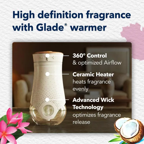 Miniatura 6 de Glade PlugIns - Kit de iniciación de ambientador, aceites esenciales y perfumados para el hogar y el baño, manzana y canela, 4.02 onzas líquidas, 2