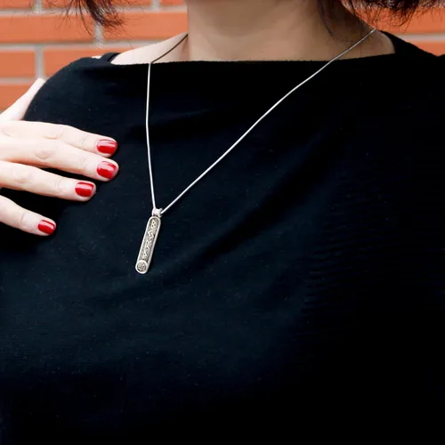 Miniatura 27 de Viking Rune Formula Pendant Necklace for Men Women - 925 Sterling Silver - Norse Nordic Celtic Jewelry - Runes Protection Amulet - Matching