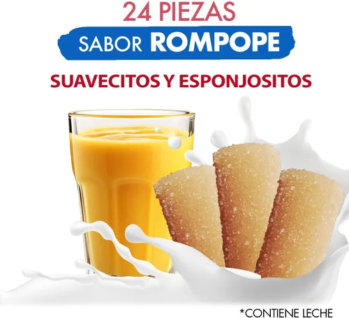 Miniatura 3 de Borrachines La Coculense Sabor Rompope 24pcs Caja 10.9oz sin alcohol Auténtico caramelo mexicano
