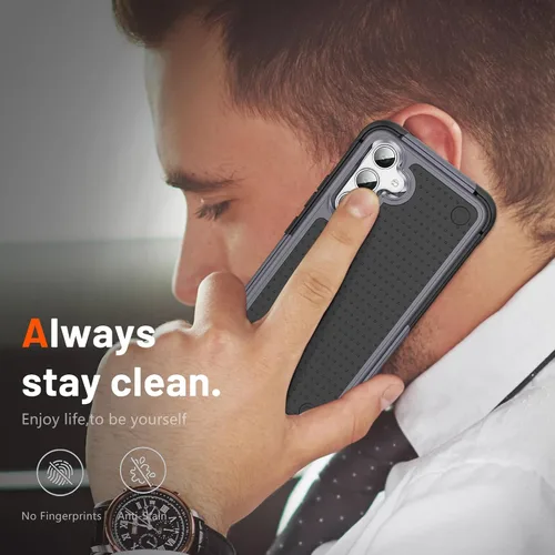 Miniatura 76 de Jeylly Compatible con Samsung Galaxy A22 5G Funda, Funda Samsung A22 5G con 2pcs protectores de pantalla de vidrio templado