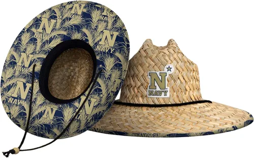 Miniatura 34 de FOCO - Sombrero de paja con logotipo de equipo universitario de NCAA y estampado floral para hombre TEAM LOGO
