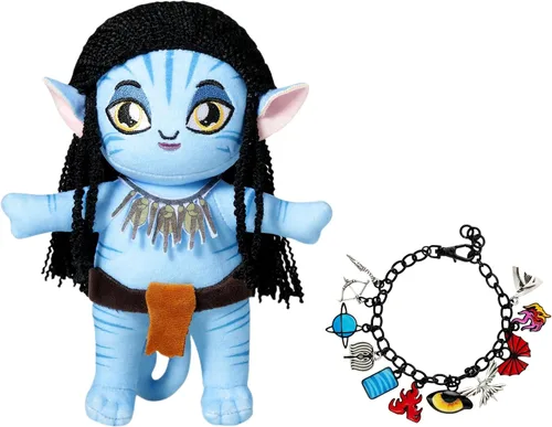 Miniatura 9 de Juguetes de peluche, lindo peluche de Aniaml en pañalero, muñeca kawaii Na'vi, regalos de cumpleaños de Navidad, perfecto para niños, niñas, Azul
