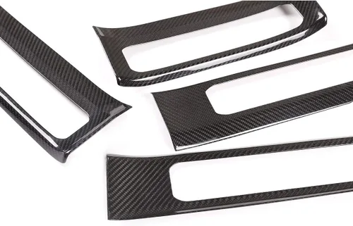Miniatura 4 de Cubierta protectora para el umbral de la puerta interior del automóvil de fibra de carbono 100% real para Mercedes Benz Clase G W463 2019-2020