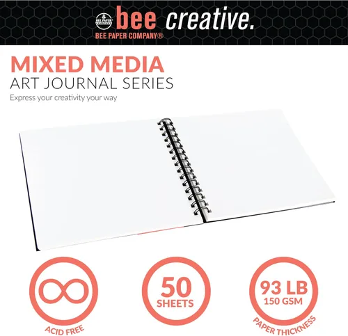 Miniatura 3 de Bee paper Company bee-20001 Creative libro de papel para marcadores.