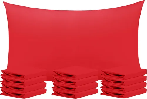 Miniatura 11 de NTBAY Paquete de 12 fundas de almohada Queen 100% microfibra cepillada, súper suaves y acogedoras, resistentes a las arrugas, la decoloración