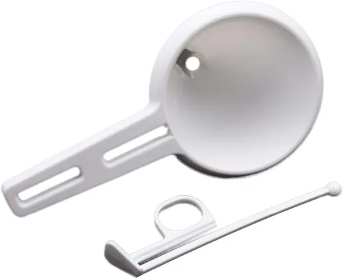 Miniatura 7 de Baost Taza de embudo de helado de chocolate de mano, dispensador de masa de chocolate de plástico, dispensador de masa para panqueques, ayudante