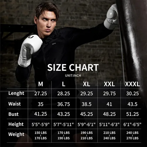 Miniatura 6 de BVVU Traje de sauna para hombre, con cremallera, chaqueta de sauna, pantalón, gimnasio, entrenamiento, sudadera con capucha, moldeador de cuerpo