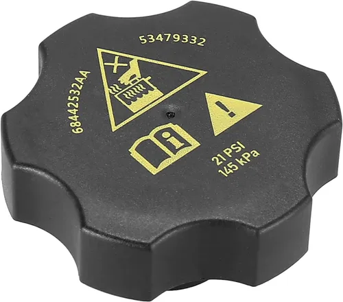 Miniatura 5 de X AUTOHAUX Tapa de recuperación de depósito de refrigerante del radiador para Chrysler para Jeep para Dodge para Ram 2013-2021 reemplaza 68442532AA