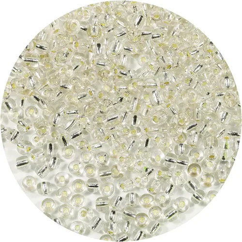 Miniatura 44 de Bala&Fillic Cuentas de semillas de color blanco de 0.157 pulgadas, aproximadamente 1200 piezas/3.53 oz en bolsa, 6/0 cuentas de vidrio para hacer