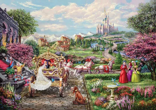 Miniatura 14 de MIGHTYPRINT Disney – La Bella Durmiente – Princesa Aurora y el Príncipe Felipe – Arte de pared duradero de 24 x 17 pulgadas – No hecho de papel