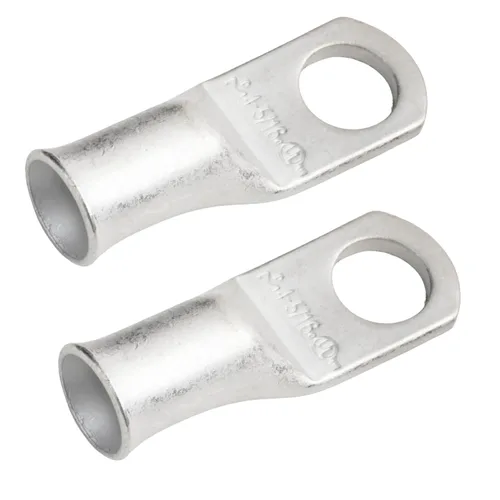 Miniatura 73 de SELTERM 5 piezas terminales de cable de cobre estañado 1/0 AWG perno de 1/2", extremos de cable de batería, terminales de anillo, conectores