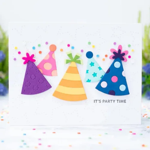 Miniatura 55 de Troqueles para álbumes de recortes, troqueles de corte de metal de cumpleaños para hacer tarjetas, plantilla de papel para manualidades, plantillas