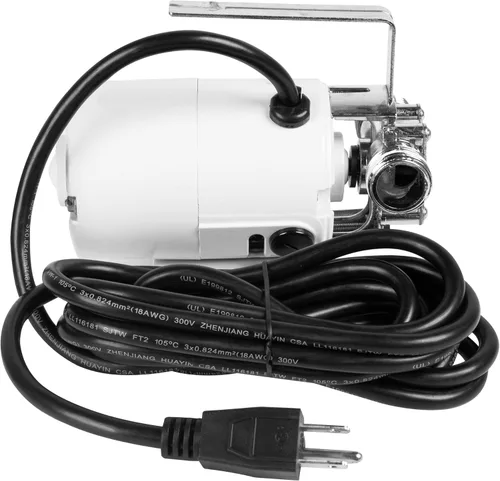 Miniatura 2 de Red Lion RLMPFVK115 14942025 Bomba de transferencia multiusos no sumergible de 115 voltios 350 GPH con kit de accesorios, color blanco