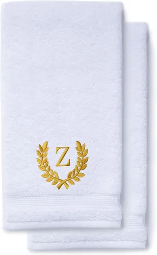 Miniatura 143 de Toallas de mano decorativas y con monograma para baño, cocina, maquillaje Regalo personalizado para boda-nupcial Toalla turca de lujo