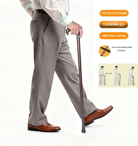 Miniatura 3 de Bastones de dragón para hombres, bastones de madera hechos a mano para hombres y mujeres, resistentes hasta 500 libras, exquisito palo ergonómico