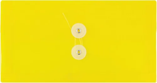 Miniatura 71 de Fundas de plástico con cierre de botón y cordel para guardar documentos (12 fundas de tamaño carta), de JAM Paper, Amarillo