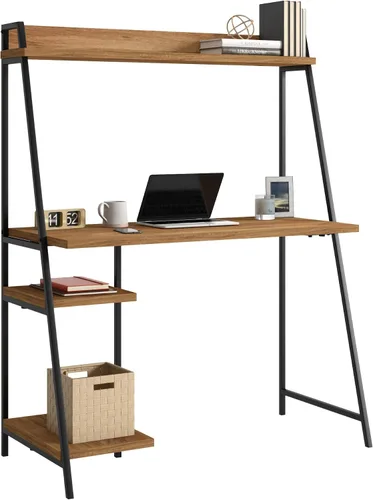 Miniatura 10 de Sauder North Avenue Escritorio para computadora con gabinete, L: 43.07" x W: 20.16" x H: 54.21", Mango Sindoori