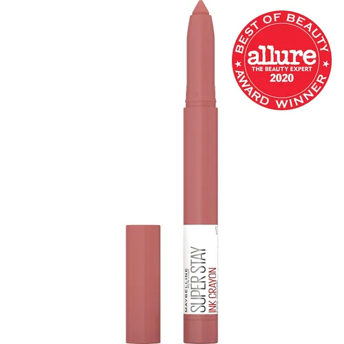 Miniatura 5 de Maybelline Super Stay Ink Crayon lápiz labial, lápiz labial mate con punta de precisión con sacapuntas integrado, larga duración de hasta 8 horas