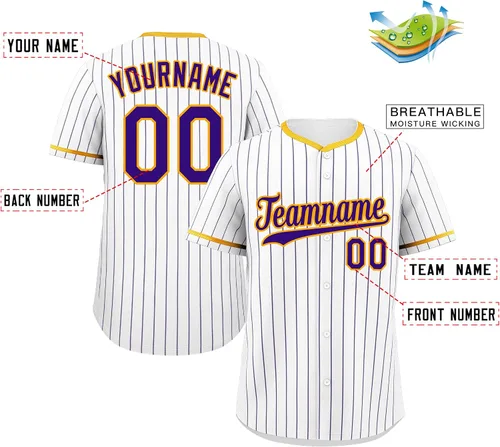 Miniatura 10 de Camisetas deportivas de jersey de béisbol personalizadas, nombre del equipo, número de logotipo, regalo para fanáticos adultos y jóvenes