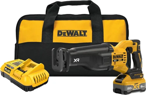 Miniatura 4 de DEWALT Kit de sierra recíproca inalámbrica XR de 20 V MAX XR POWERPACK con batería y cargador incluidos (DCS384WW1)
