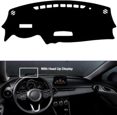 Miniatura 2 de XITER Para Mazda CX-3 CX3 2016-2019 - Alfombrilla antideslizante para salpicadero, cubierta protectora, se adapta a accesorios de alfombra