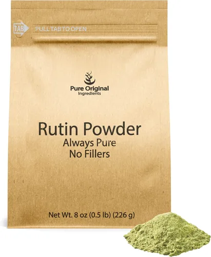 Miniatura 6 de PURE ORIGINAL INGREDIENTS Polvo de rutina, siempre puro, sin aditivos ni rellenos, verificado por laboratorio (16 onzas)