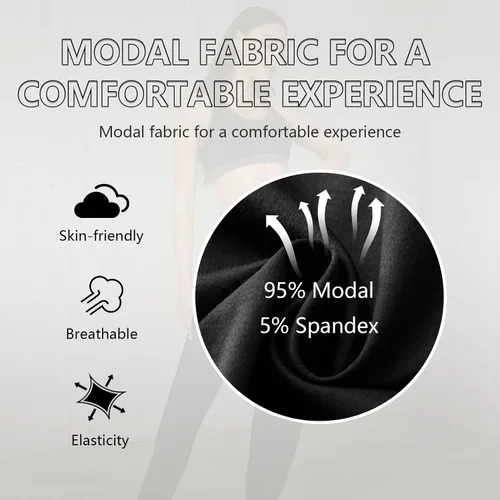 Miniatura 6 de Marca Hoerev pantalones de modal y elastano súper suave para yoga y pilates.