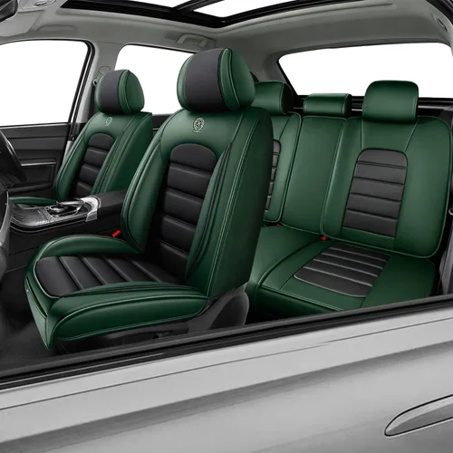 Miniatura 13 de Fundas de asiento de automóvil para K4 para KIA K4 2025-2026, fundas de asiento impermeables de cuero, compatible con bolsa de aire, juego completo