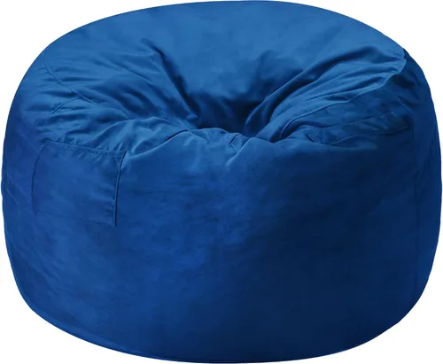 Miniatura 8 de Homguava Silla Puf de 5 Pies Puf Gigante con Relleno de Espuma Viscoelástica, Cómodas Sillas Puf para Adultos, Silla Puf para Adultos con Funda