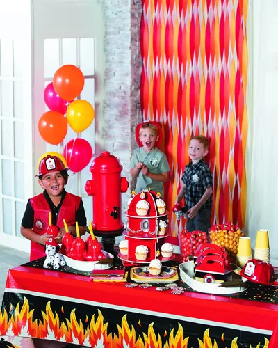 Miniatura 6 de Fun Express - Soporte para cupcakes en forma de boca de incendio, 15 1/2 x 11 pulgadas