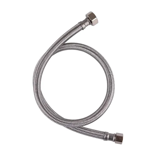 Miniatura 3 de Hausen Conector de grifo de acero inoxidable de 30 pulgadas 3/8 pulgadas C x 1/2 pulgadas FIP, línea de suministro de grifo, paquete de 2