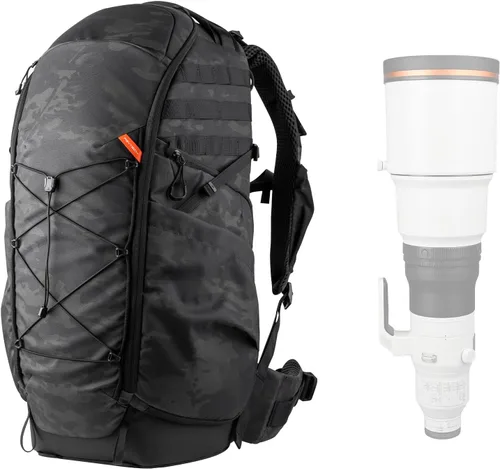 PGYTECH OnePro Super Teleobjetivo Mochila para DSLR y Sony, Nikon, lente de 600/31.496 in, mochila ST de fotografía profesional Canon DSLR con hasta